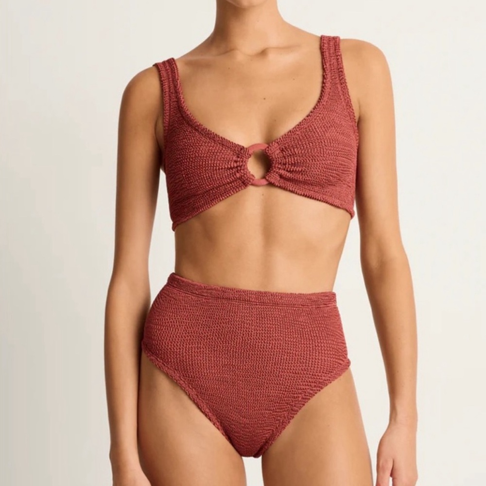 NWT Hunza G Nadine Rose Swimsuit Bikini